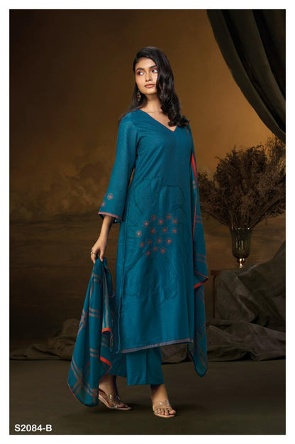 2084 Havanah Ganga Wool Pashmina Suits