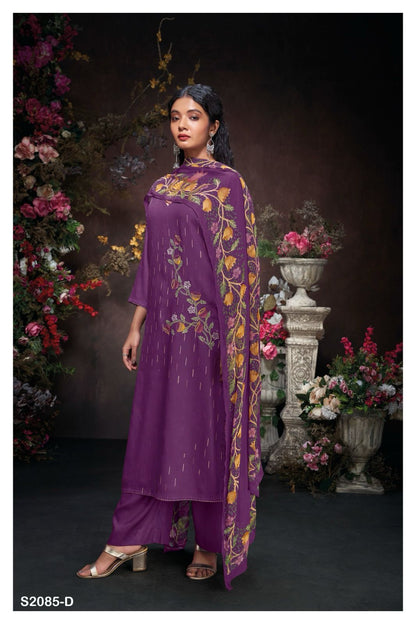 S2085-Abcd Abhiniti Ganga Pashmina Suits