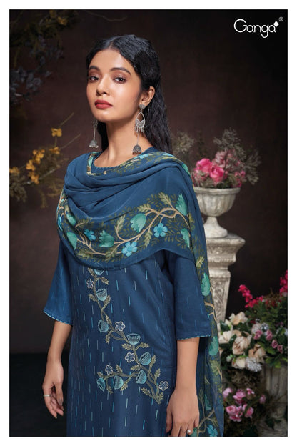 S2085-Abcd Abhiniti Ganga Pashmina Suits