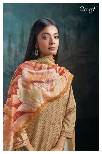 S2087-Abcd Myley Ganga Pashmina Suits