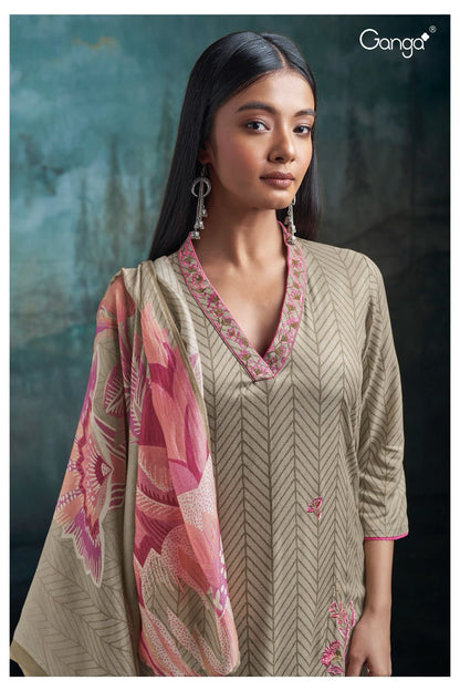 S2087-Abcd Myley Ganga Pashmina Suits