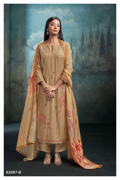 S2087-Abcd Myley Ganga Pashmina Suits