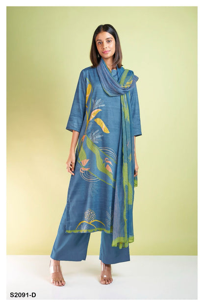 S2091-Abcd Tazia Ganga Pashmina Suits