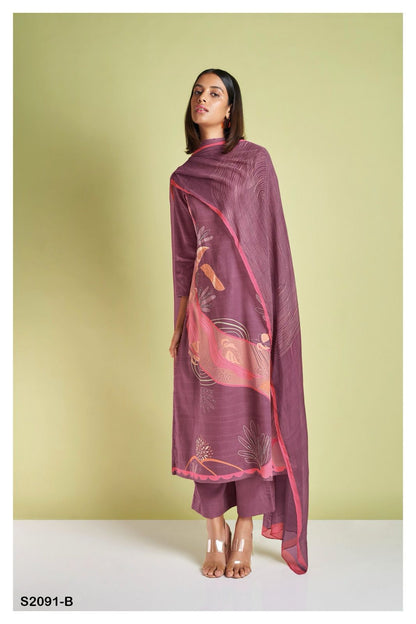 S2091-Abcd Tazia Ganga Pashmina Suits