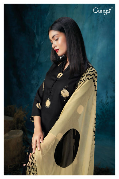 S2096-Abcd Tristan Ganga Pashmina Suits