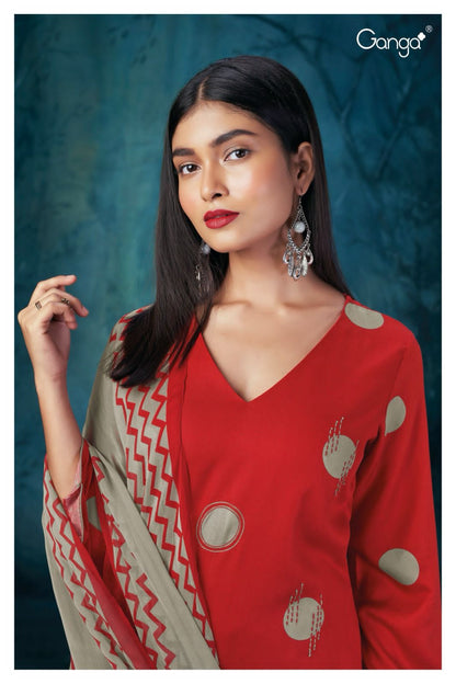 S2096-Abcd Tristan Ganga Pashmina Suits