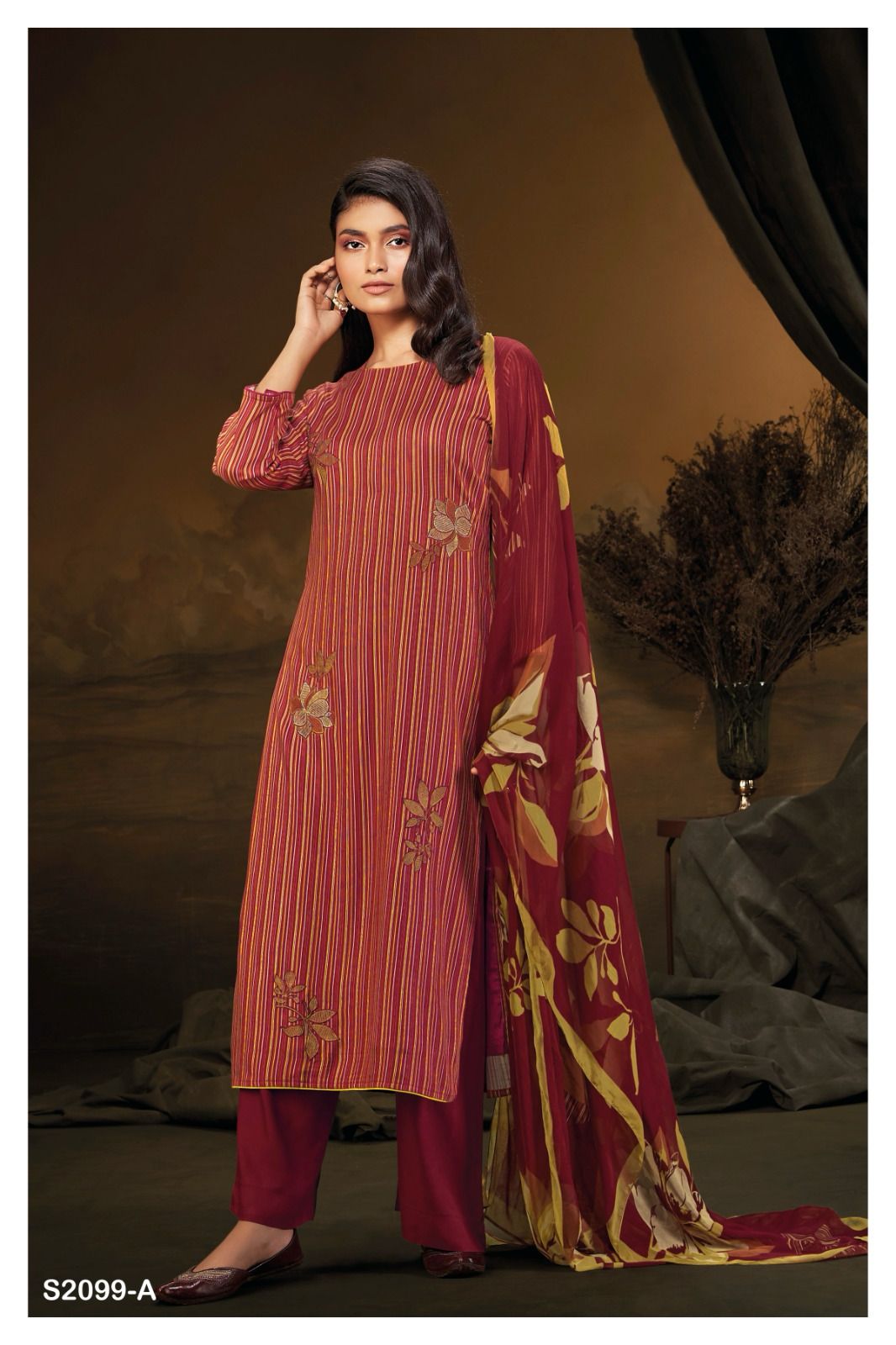S2099-Abcd Vanji Ganga Pashmina Suits