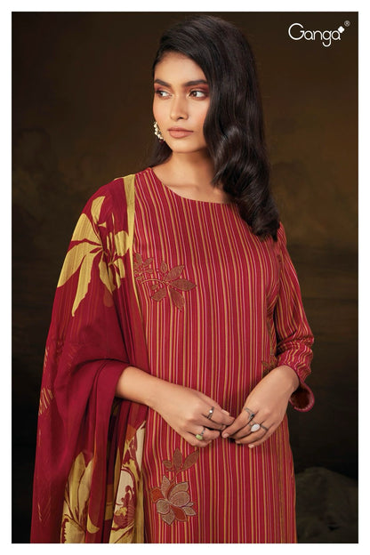 S2099-Abcd Vanji Ganga Pashmina Suits