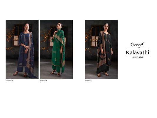 S2127-Abc Kalavathi Ganga Pashmina Suits
