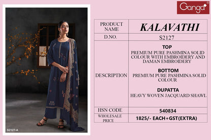 S2127-Abc Kalavathi Ganga Pashmina Suits