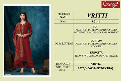 S2144-Abc Vritti Ganga Pashmina Suits