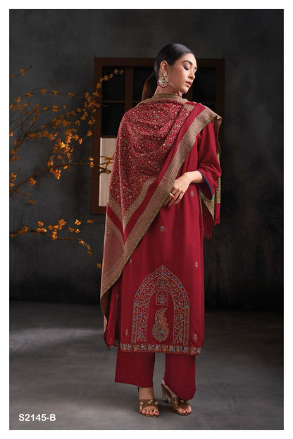 S2145-Ab Hartley Ganga Pashmina Suits