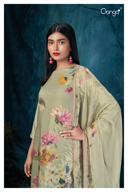 S2162-Abcd Zaida Ganga Pashmina Suits