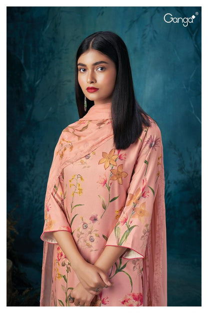 S2164-Abcd Adweta Ganga Pashmina Suits