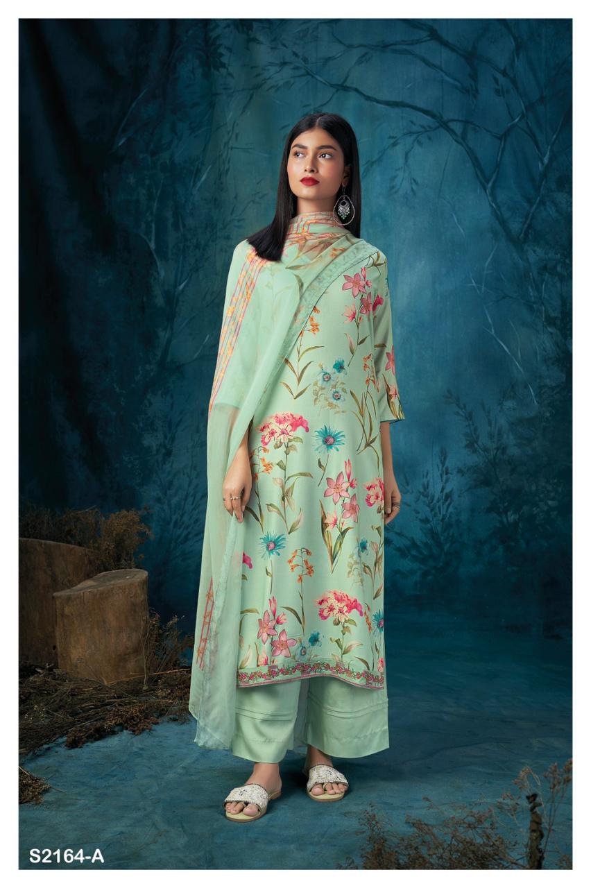 S2164-Abcd Adweta Ganga Pashmina Suits