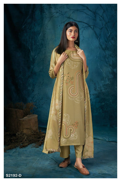 S2192-Abcd Olivette Ganga Pashmina Suits