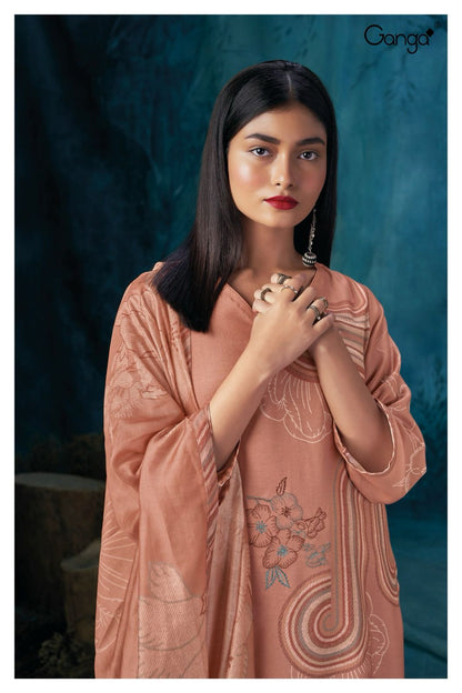 S2192-Abcd Olivette Ganga Pashmina Suits