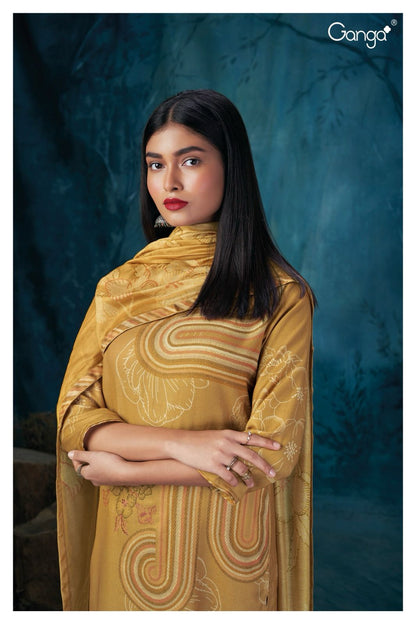 S2192-Abcd Olivette Ganga Pashmina Suits