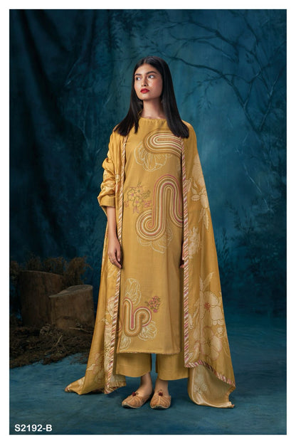 S2192-Abcd Olivette Ganga Pashmina Suits