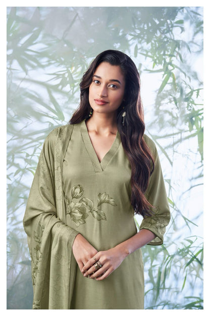 S2205-Abcd Audrey Ganga Pashmina Suits