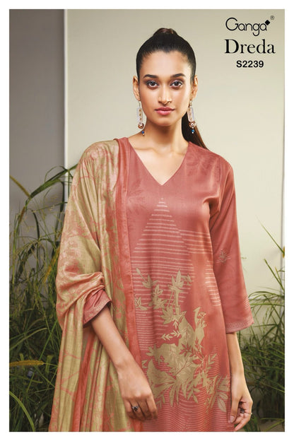 S2239-Abcd Dreda Ganga Pashmina Suits