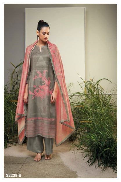 S2239-Abcd Dreda Ganga Pashmina Suits