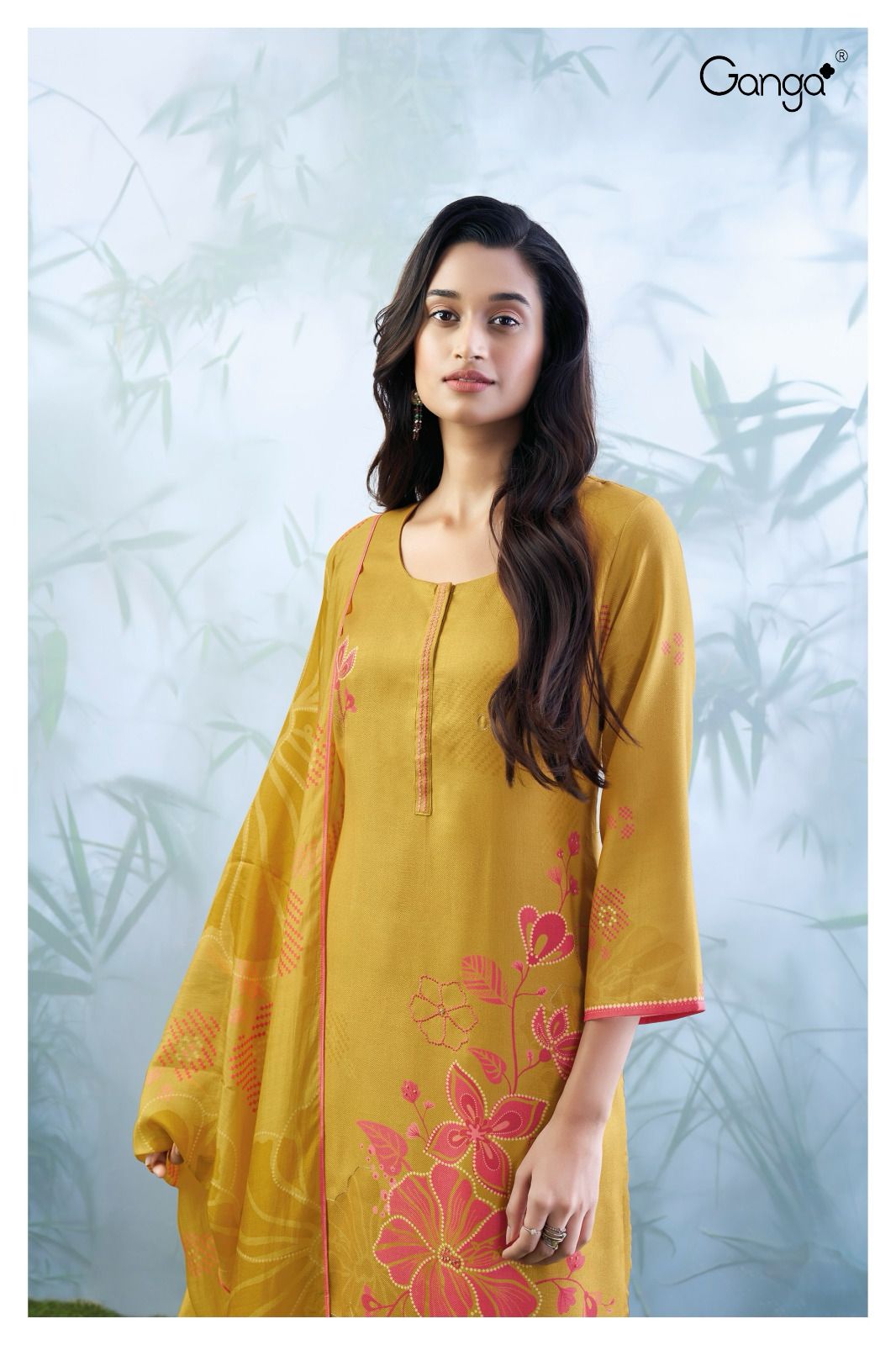 2254 Cleo Ganga Wool Pashmina Suits