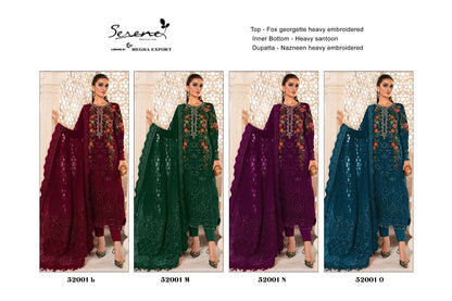 S 52001 L To O Serine Georgette Pakistani Salwar Suits