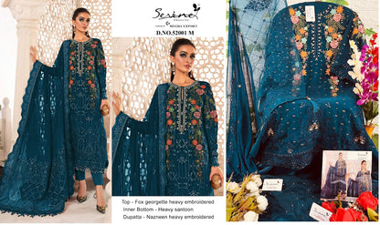 S 52001 L To O Serine Georgette Pakistani Salwar Suits