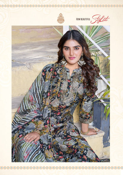 Saachi Ladies Flavour Modal Chanderi Afghani Readymade Suit