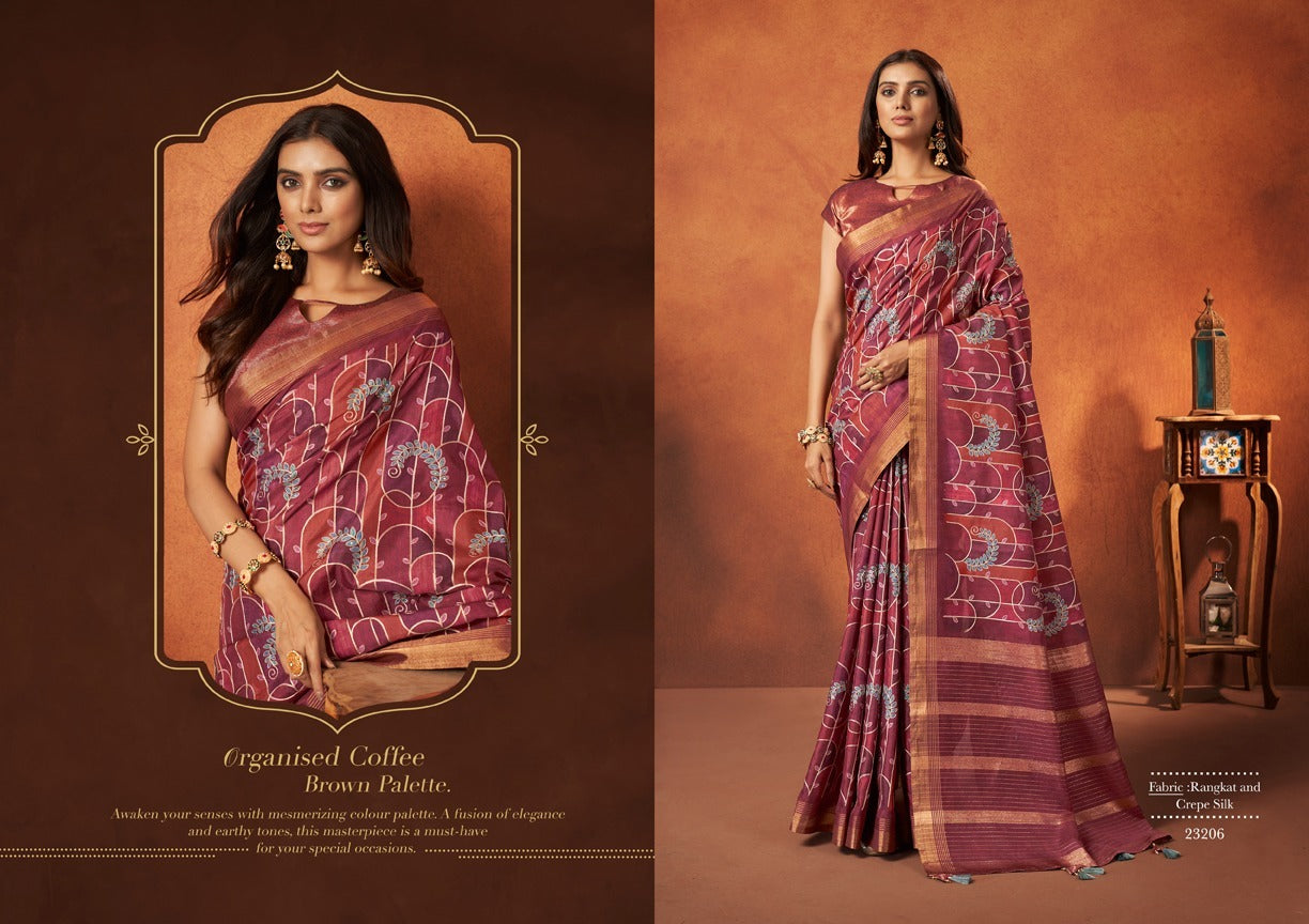 Saachi Mahotsav Crepe Silk Sarees