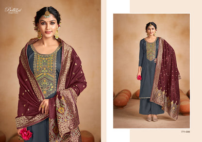 Saadgi Belliza Designer Studio Jaam Cotton Pant Style Suits
