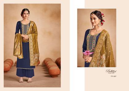 Saadgi Belliza Designer Studio Jaam Cotton Pant Style Suits