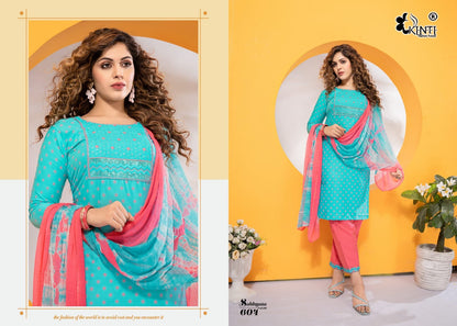 Sabhyata Vol 6 Kinti Rayon Readymade Pant Style Suits