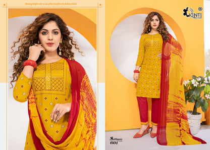 Sabhyata Vol 6 Kinti Rayon Readymade Pant Style Suits