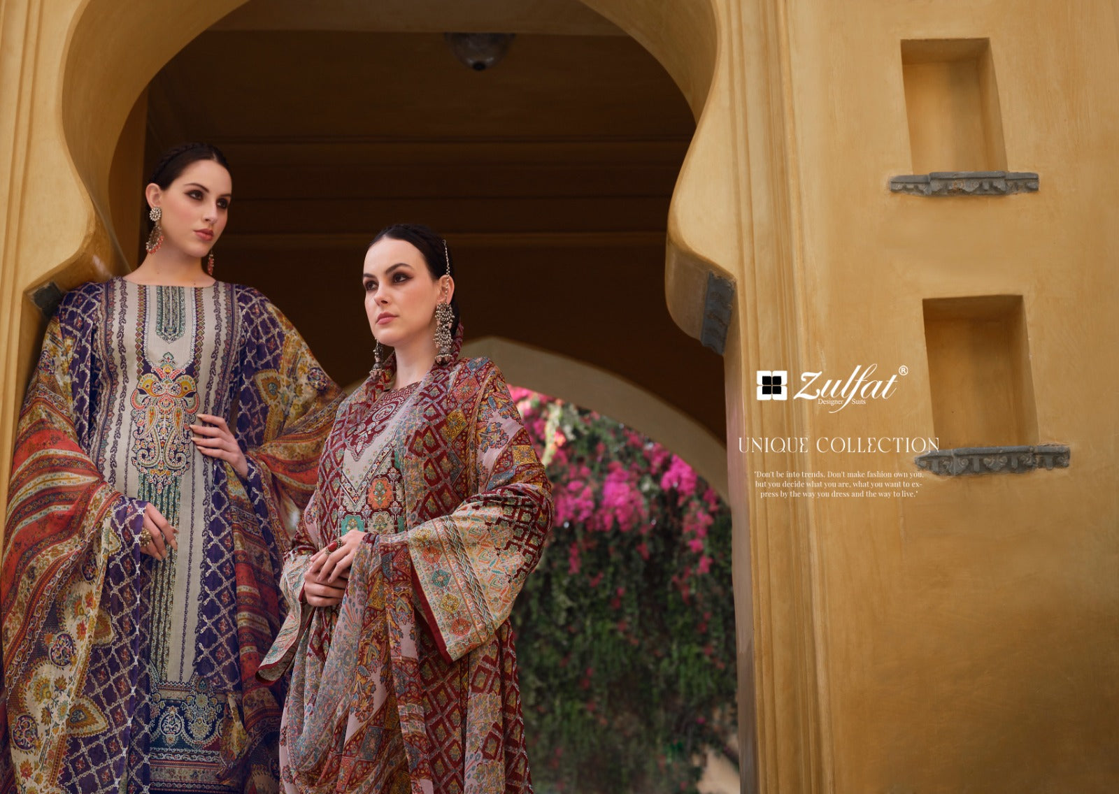 Sabira Zulfat Designer Cotton Karachi Salwar Suits