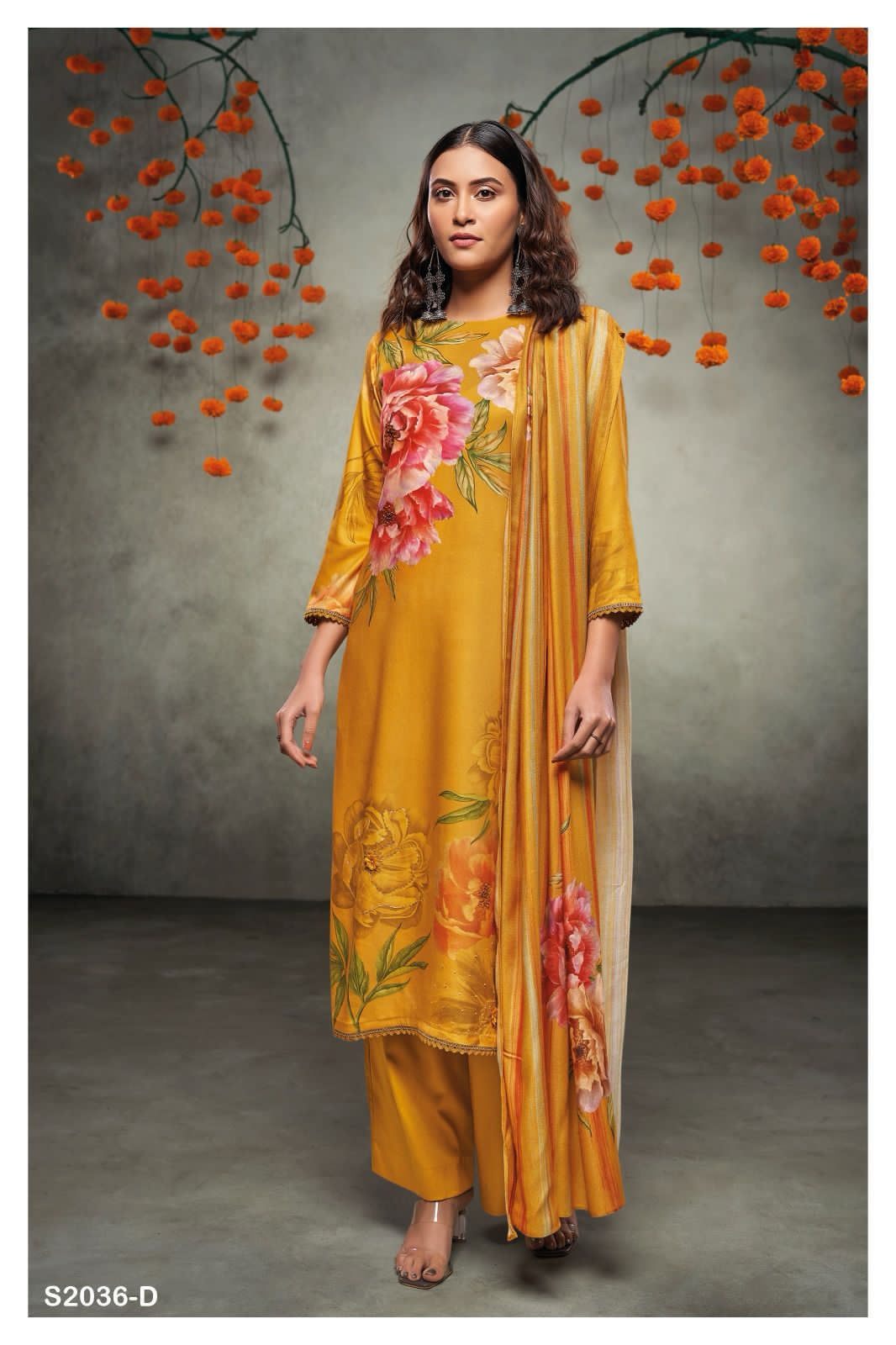 Sadhya 2036 Ganga Pashmina Plazzo Style Suits
