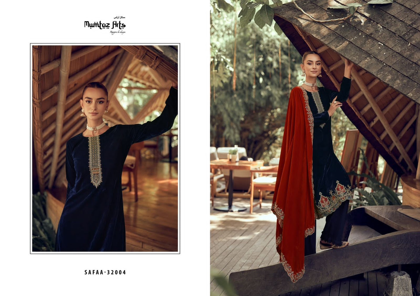 Safaa Mumtaz Arts Velvet Suits