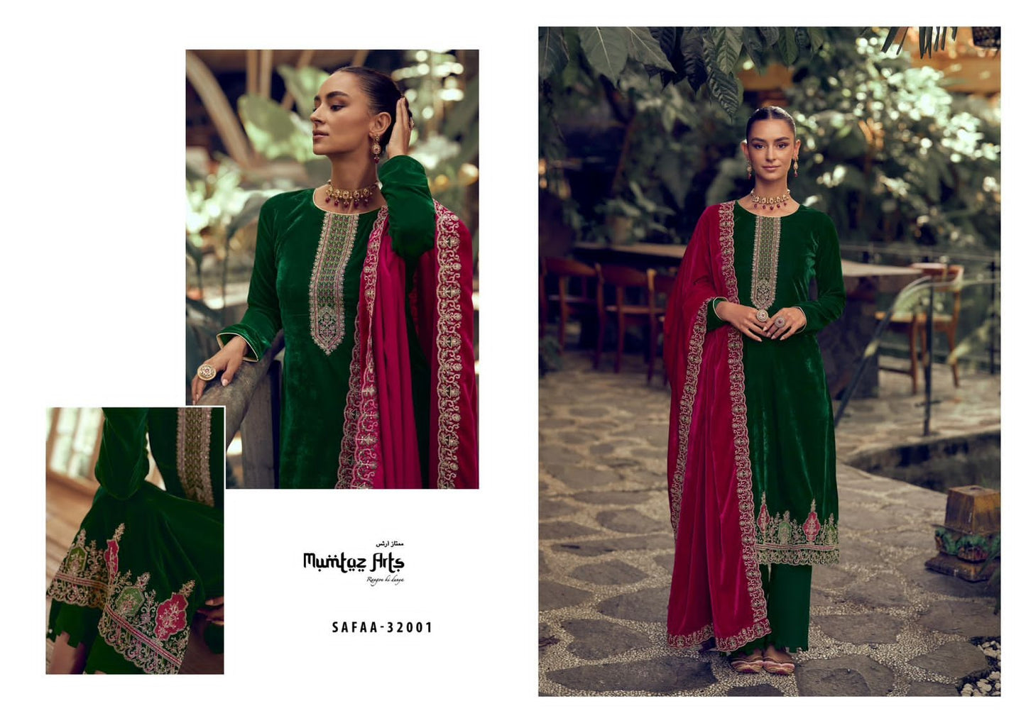 Safaa Mumtaz Arts Velvet Suits