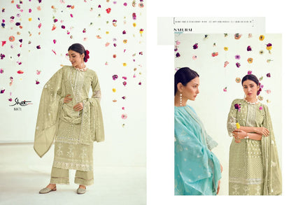 Safar-Jay Vijay Shai Cotton Khadi Plazzo Style Suits