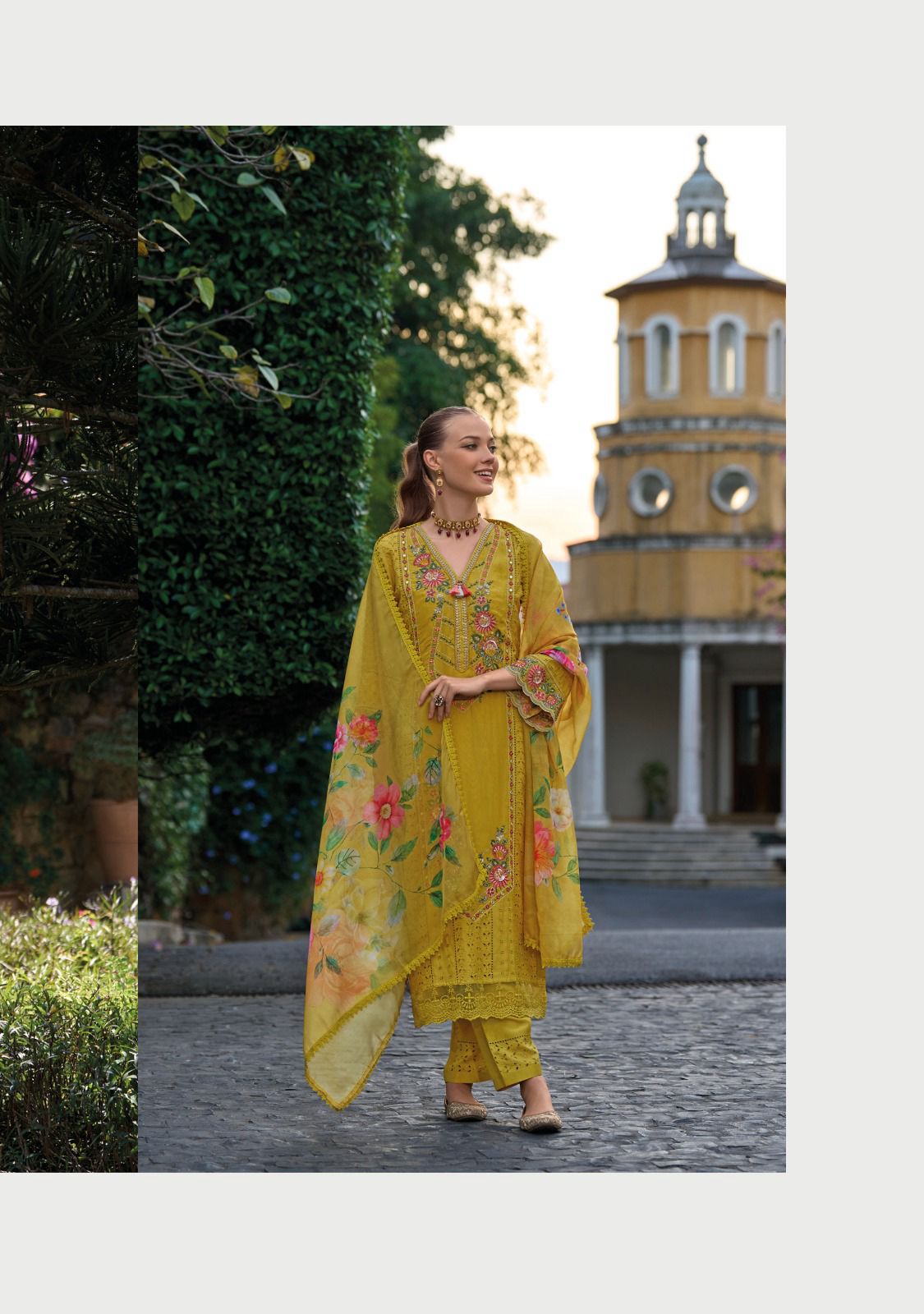 Safaranama Vol 3 Kailee Fashion Viscose Muslin Readymade Pant Style Suits