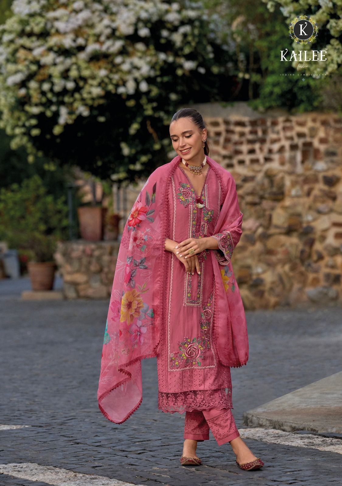 Safaranama Vol 3 Kailee Fashion Viscose Muslin Readymade Pant Style Suits