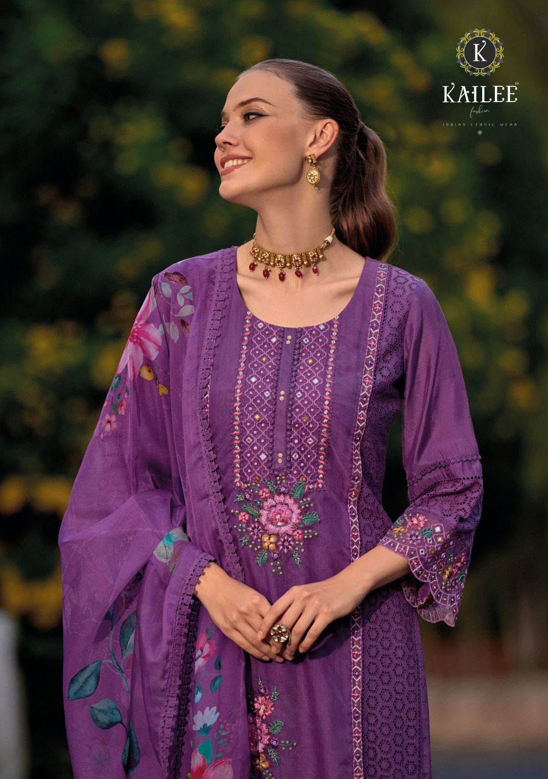Safaranama Vol 3 Kailee Fashion Viscose Muslin Readymade Pant Style Suits