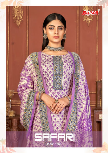 Safari 2389 Bipson Prints Pashmina Suits