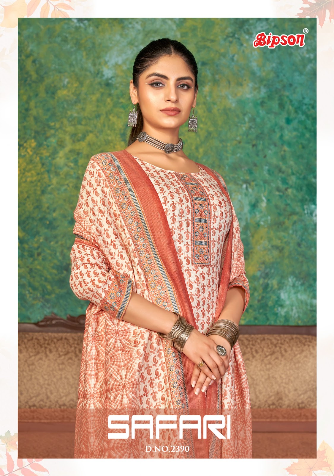 Safari 2390 Bipson Prints Pashmina Suits