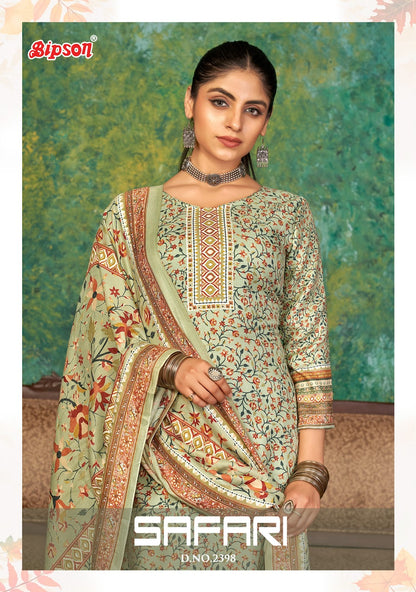 Safari 2398 Bipson Prints Woollen Pashmina Suits