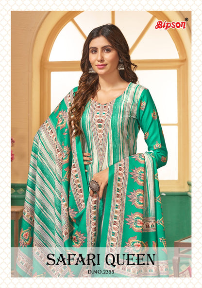 Safari Queen 2355 Bipson Prints Pashmina Suits