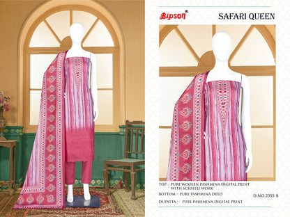 Safari Queen 2355 Bipson Prints Pashmina Suits