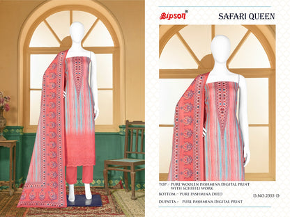 Safari Queen 2355 Bipson Prints Pashmina Suits