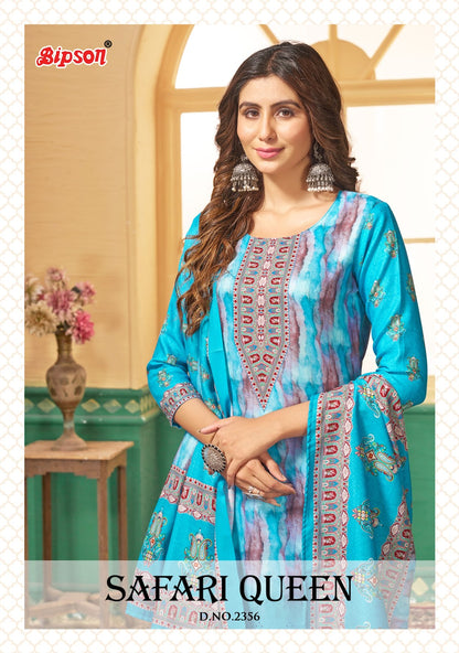Safari Queen 2356 Bipson Prints Pashmina Suits